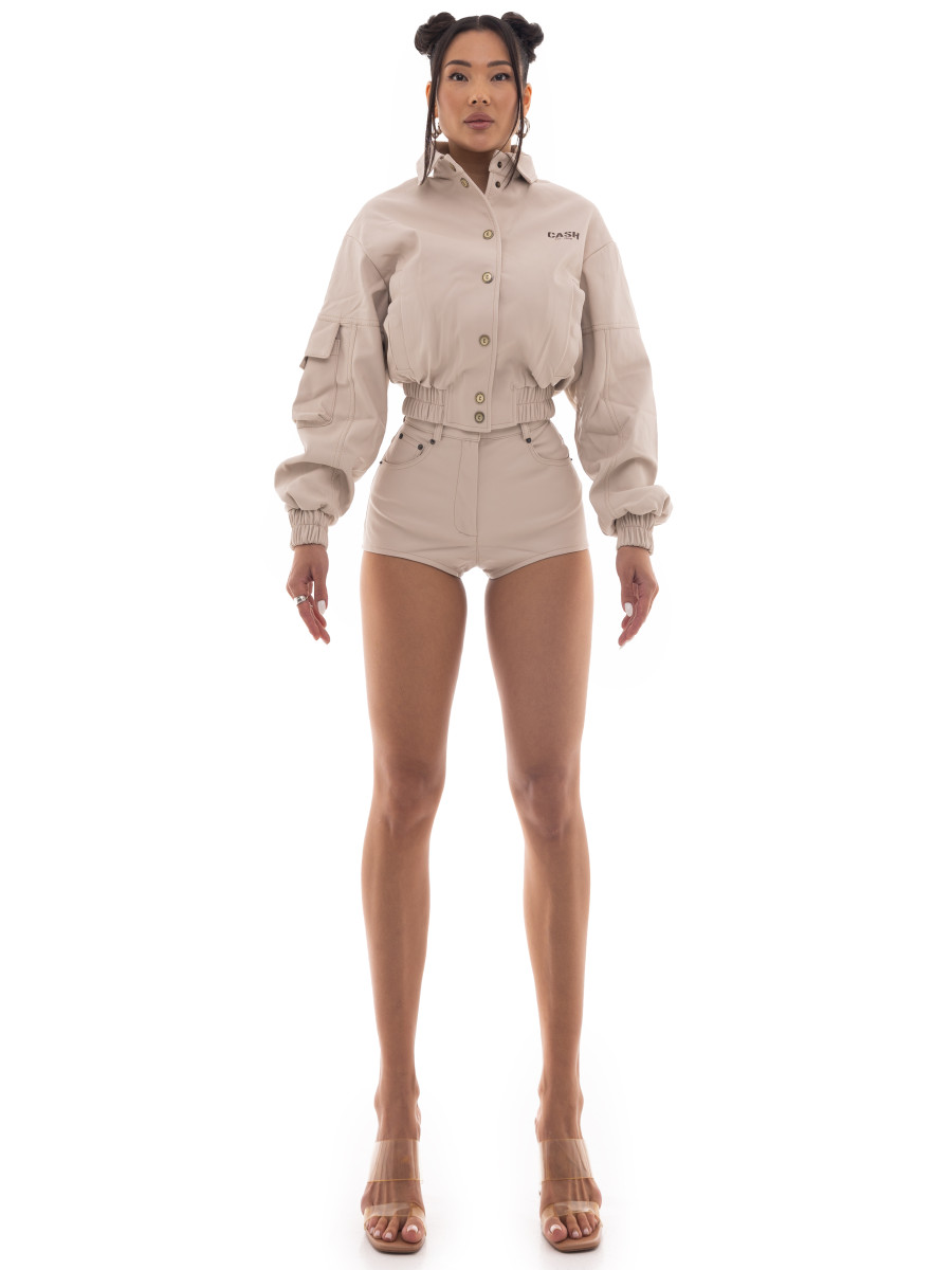 Костюм bomber leather