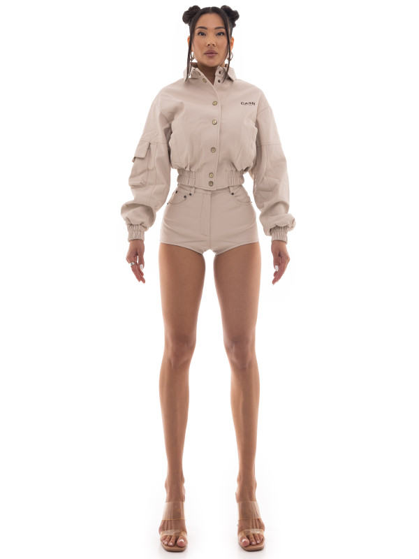 Костюм bomber leather