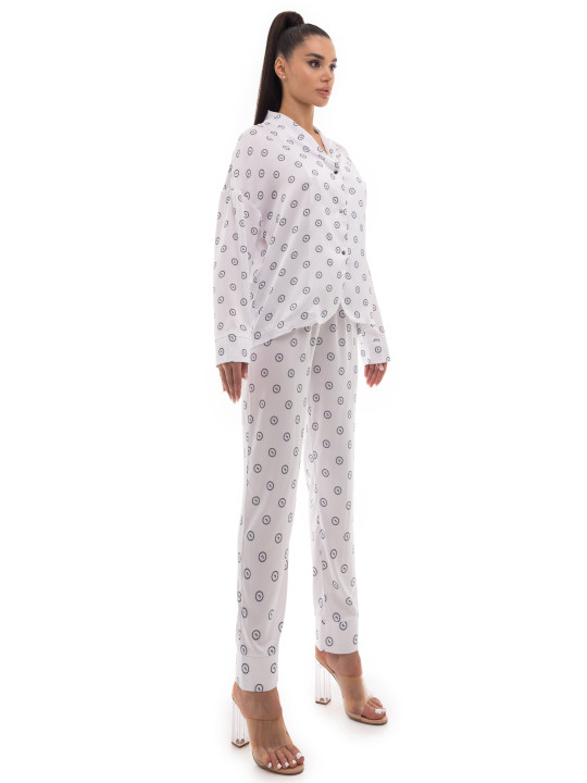 Рубашка silk white logo 2