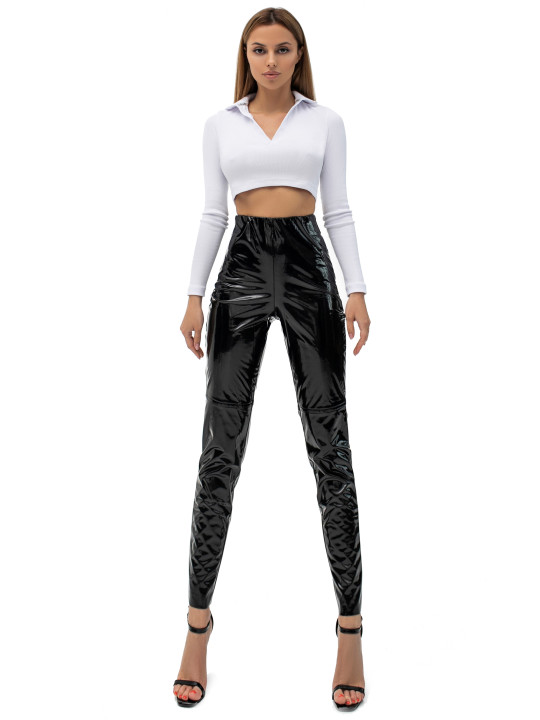 Брюки latex skinny