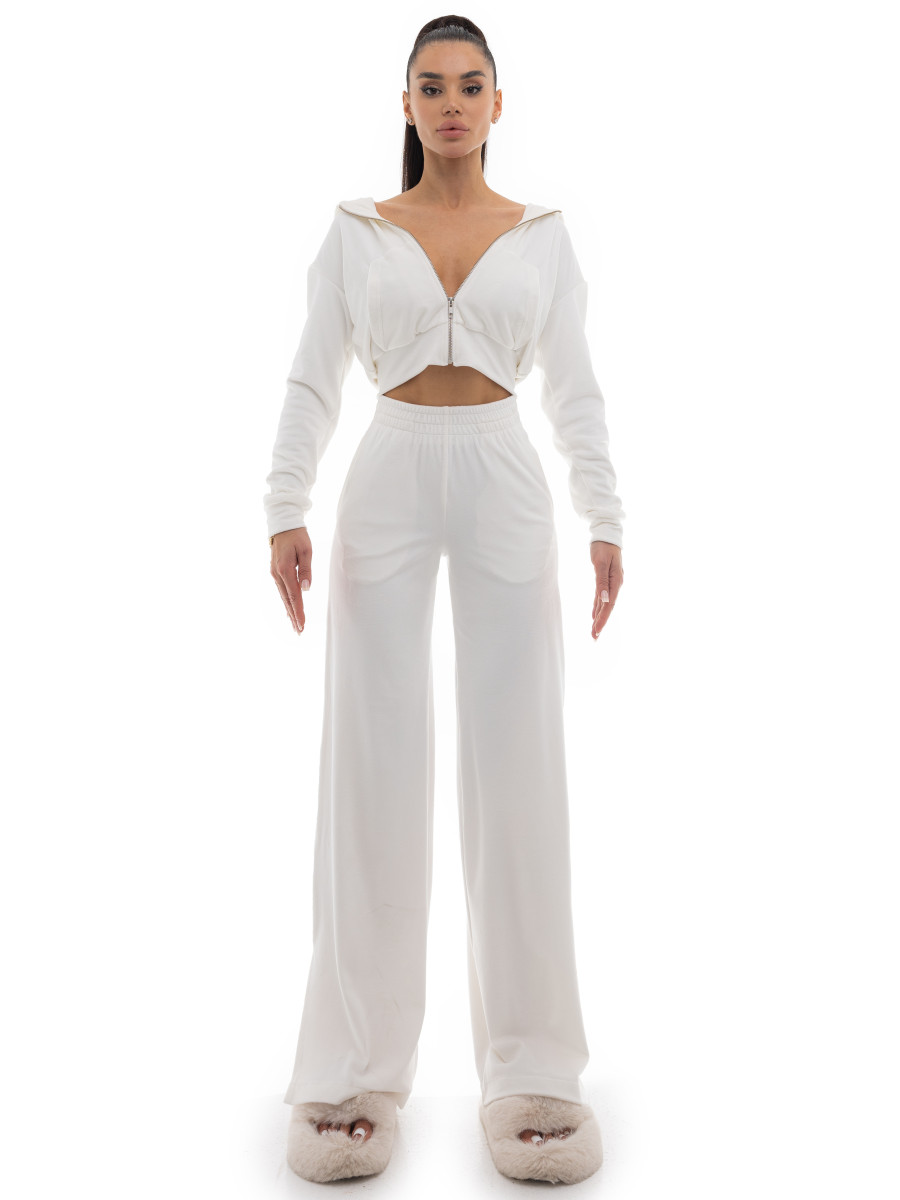 Plush velour suit