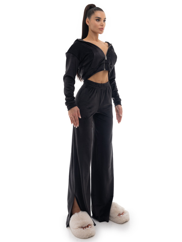 Plush velour suit