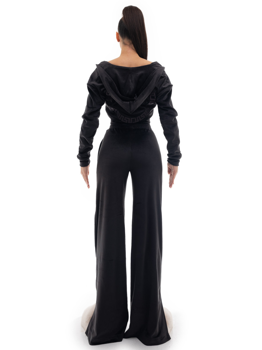 Plush velour suit