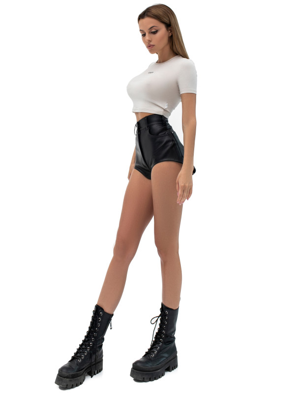 Шорты leather