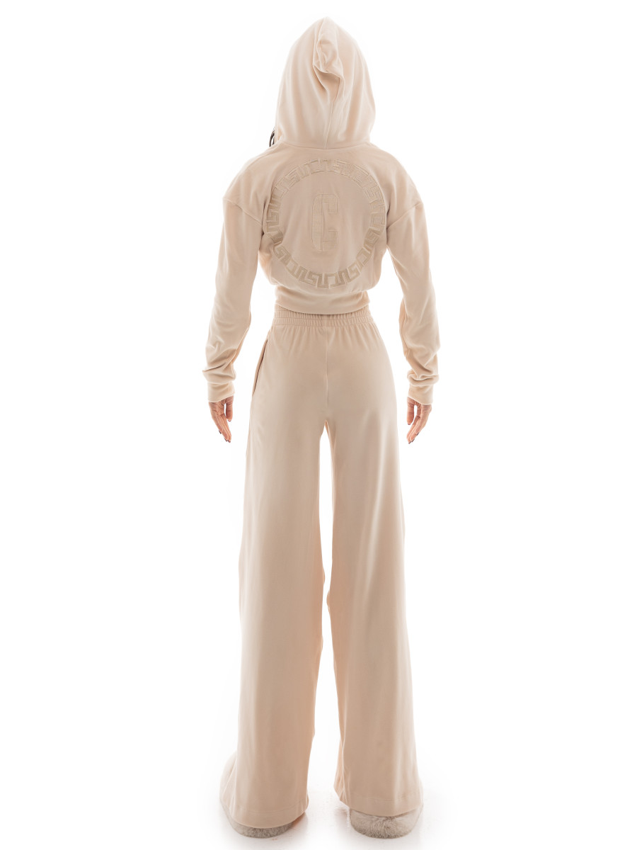Куртка plush velour з вишивкою