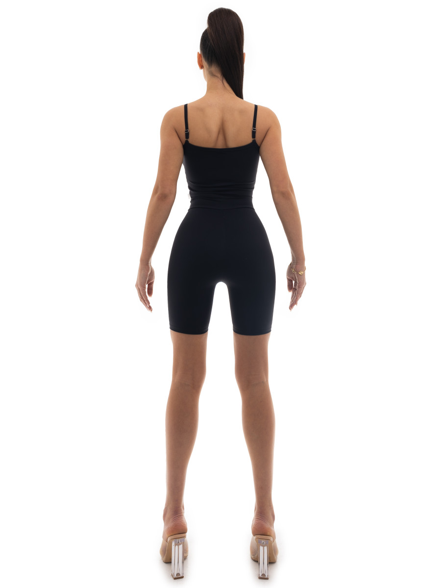 Skinny shorts jumpsuit 004