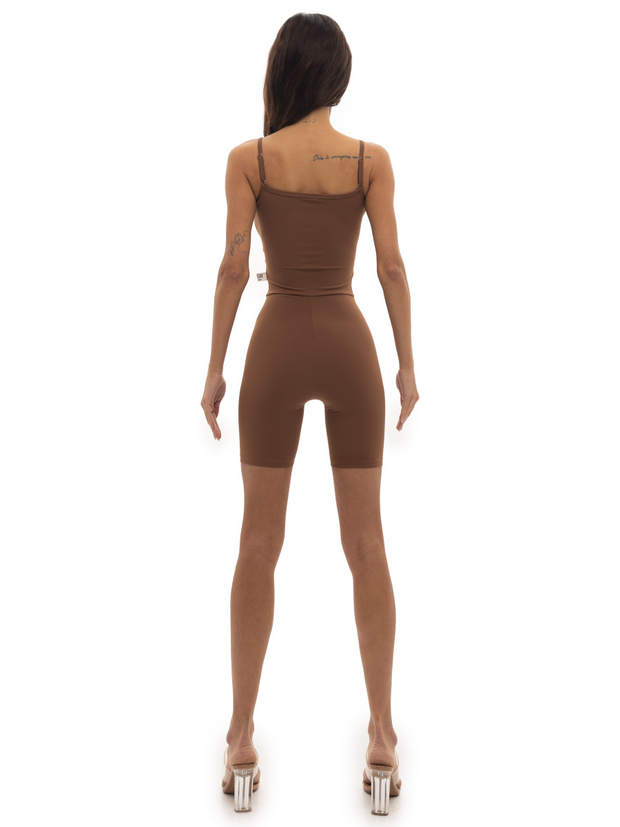 Skinny shorts jumpsuit 004