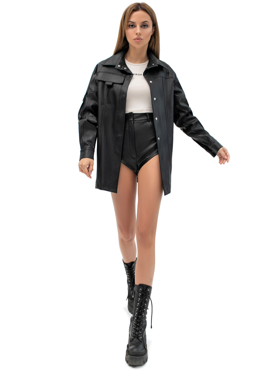 Костюм leather shorts
