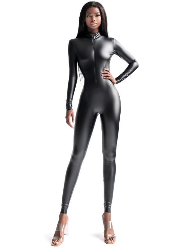 Комбинезон skinny leather
