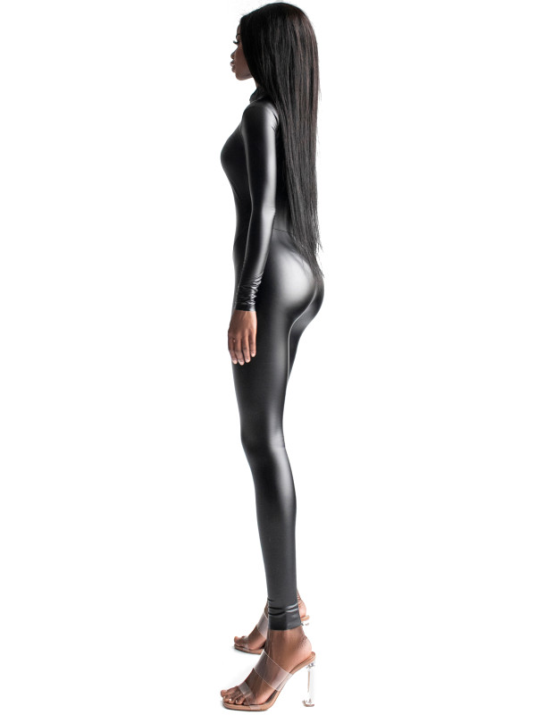 Комбинезон skinny leather