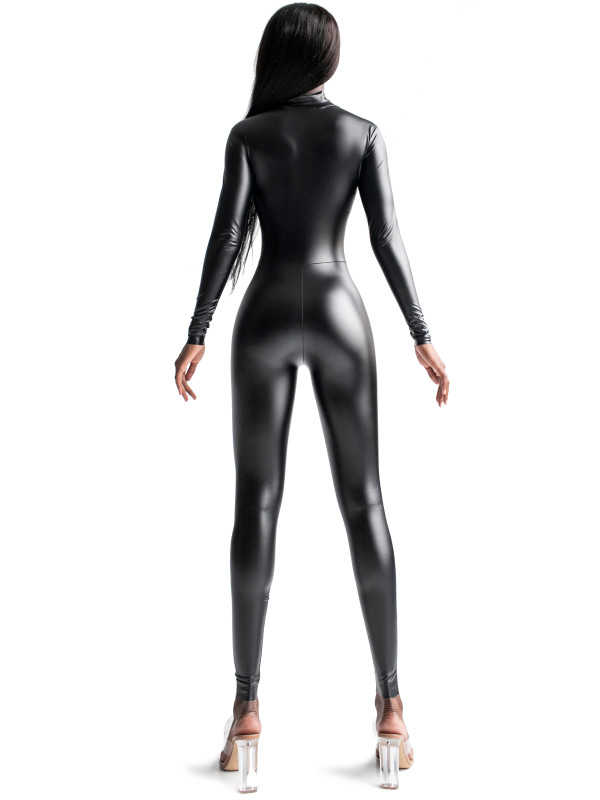 Комбинезон skinny leather