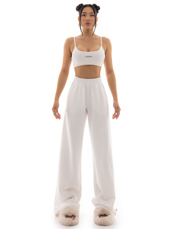Wide zip pants