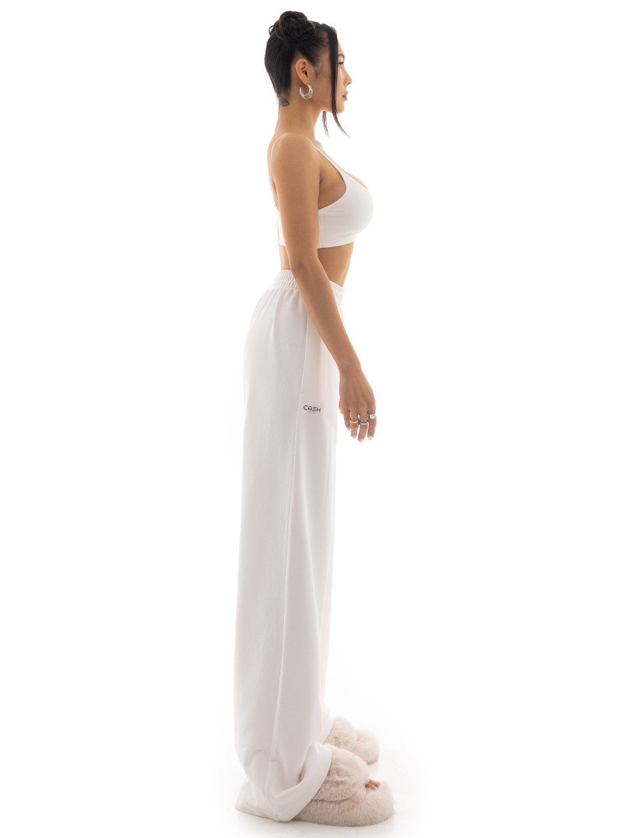 Wide zip pants