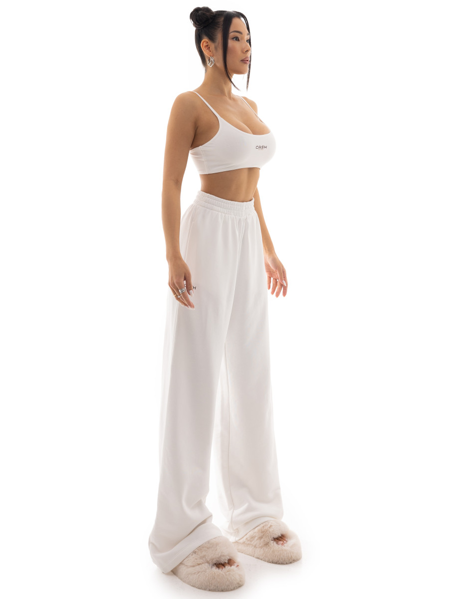 Wide zip pants