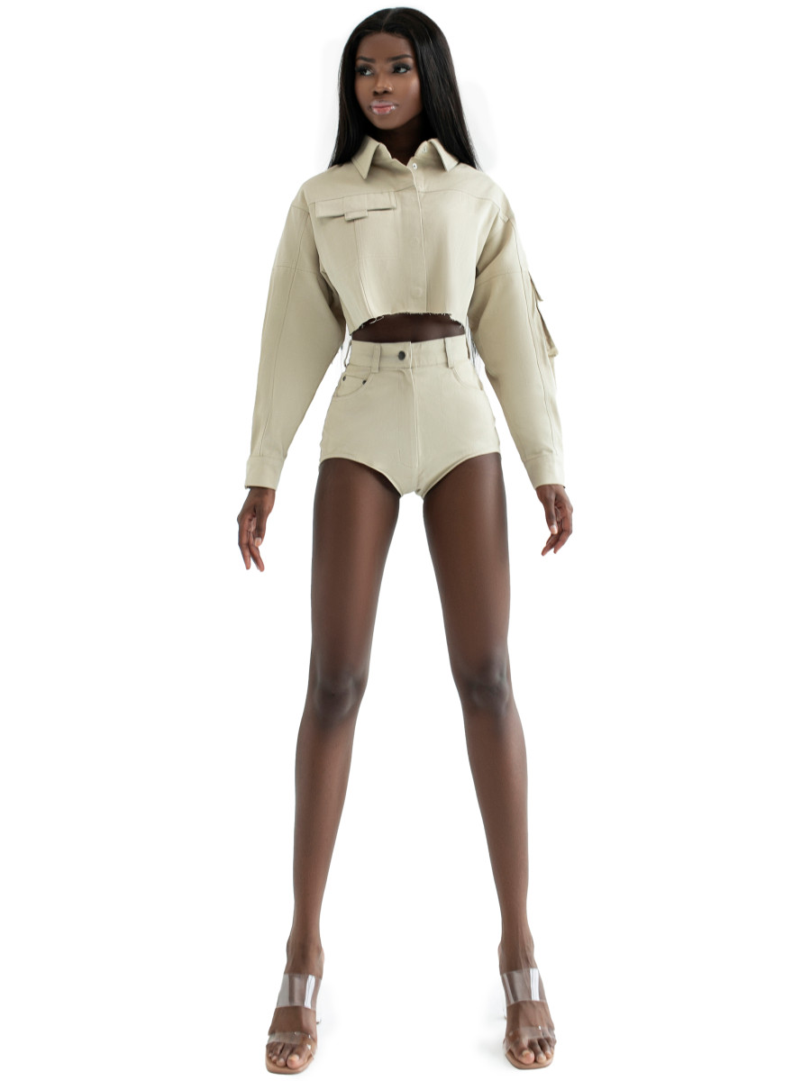 Укороченный жакет cargo