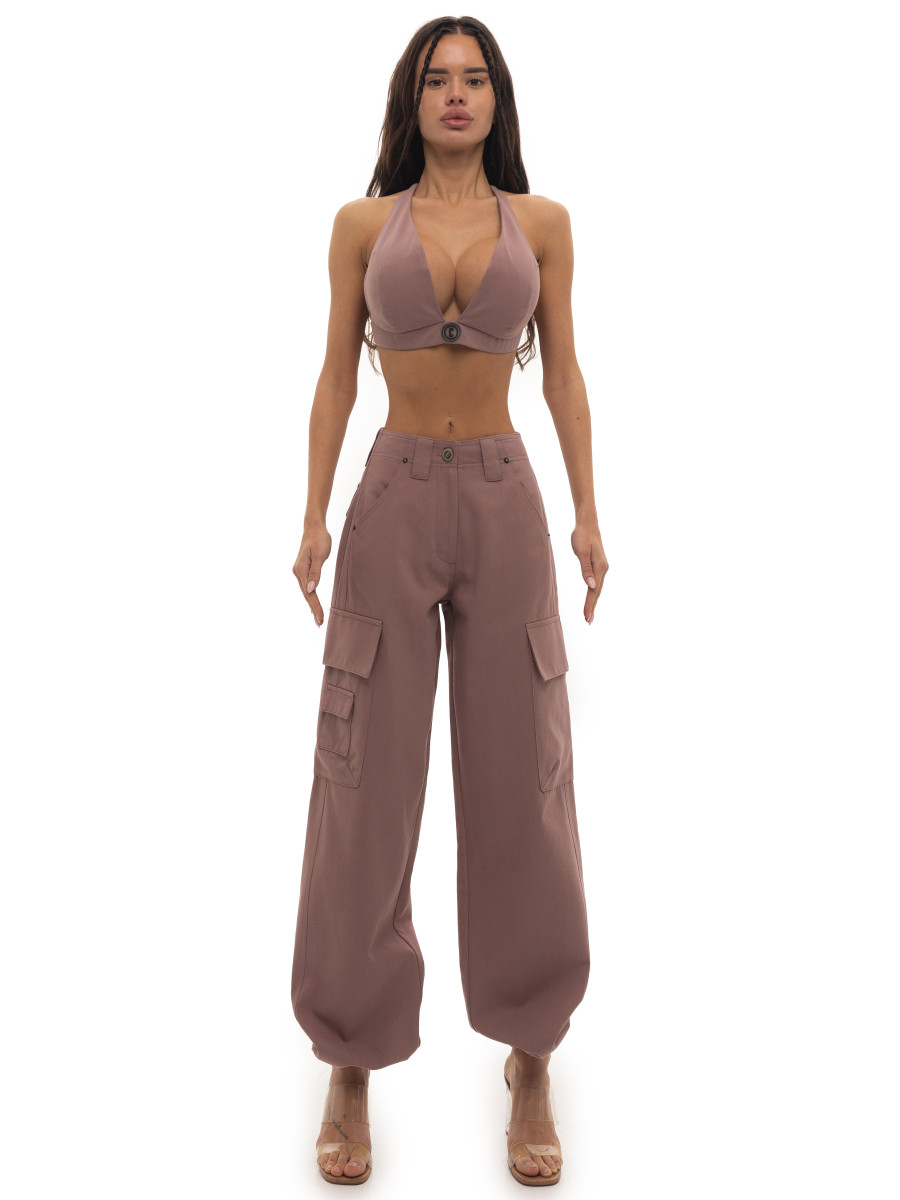 deep V top