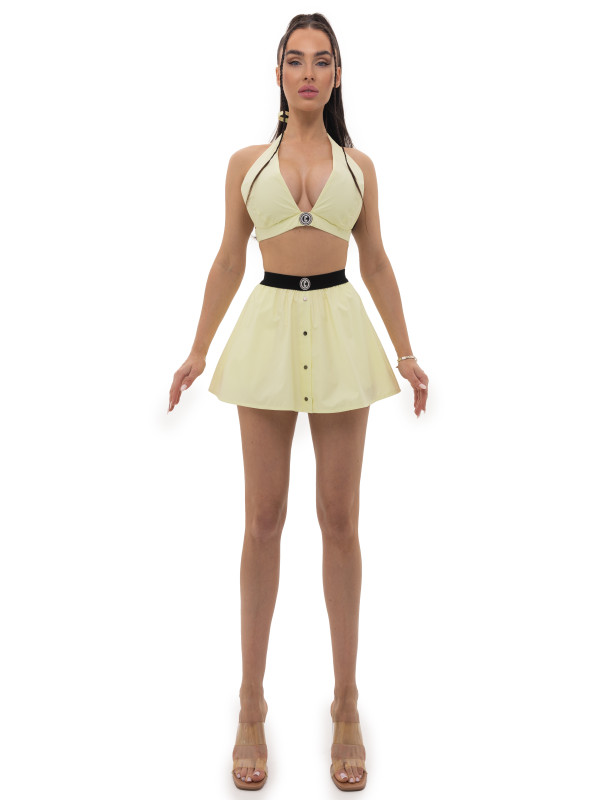 deep V glow effect top