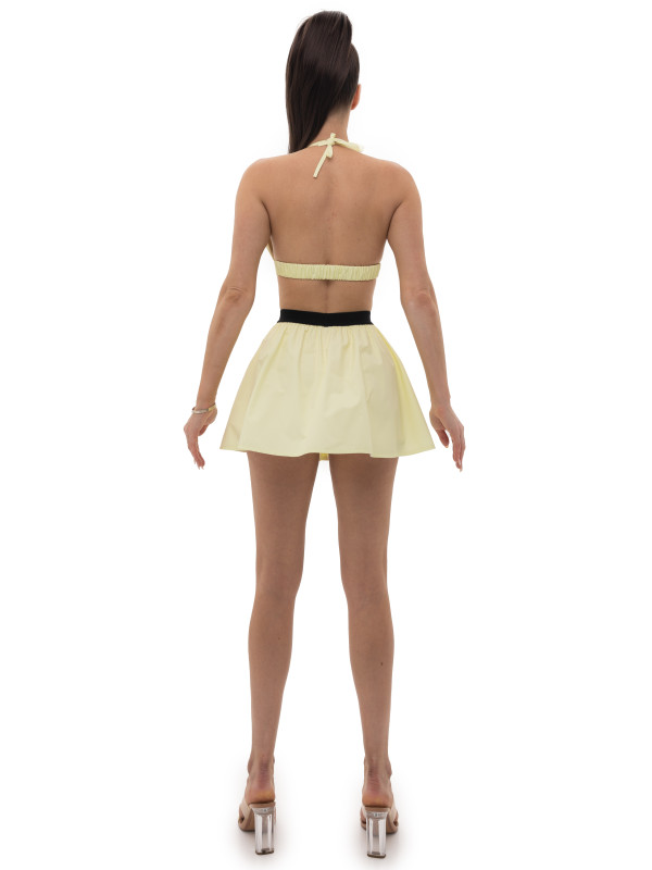 deep V glow effect top